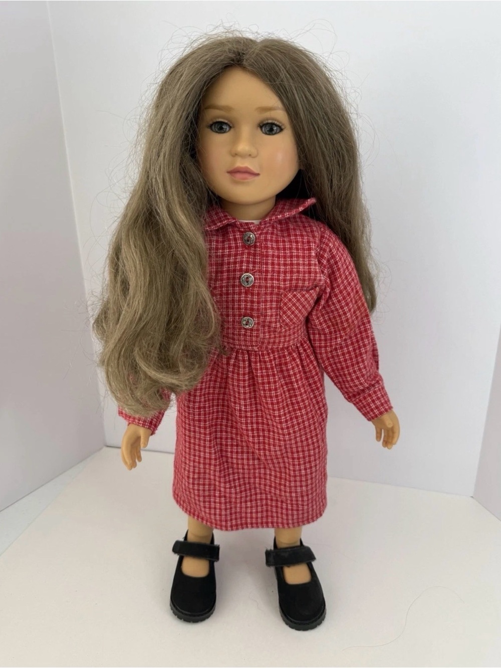 Vintage My Twinn 23" Poseable Doll Lot. 1997 Brunette/ash Hair. Box&Outfits Inc.